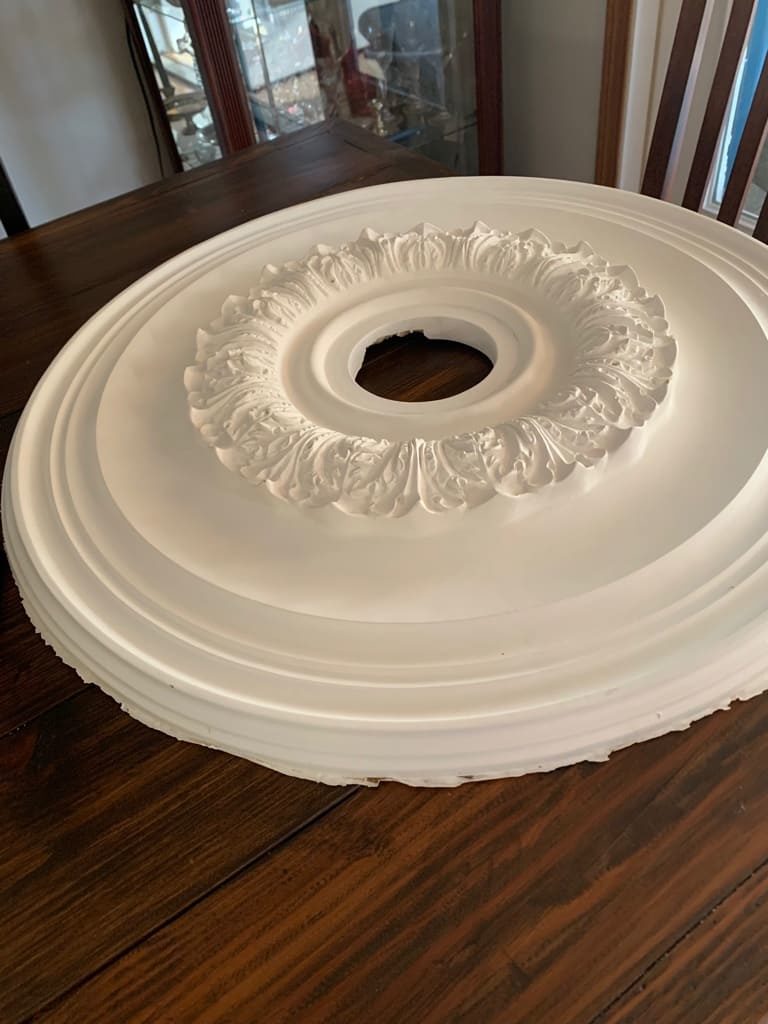 ceiling medallion restoration